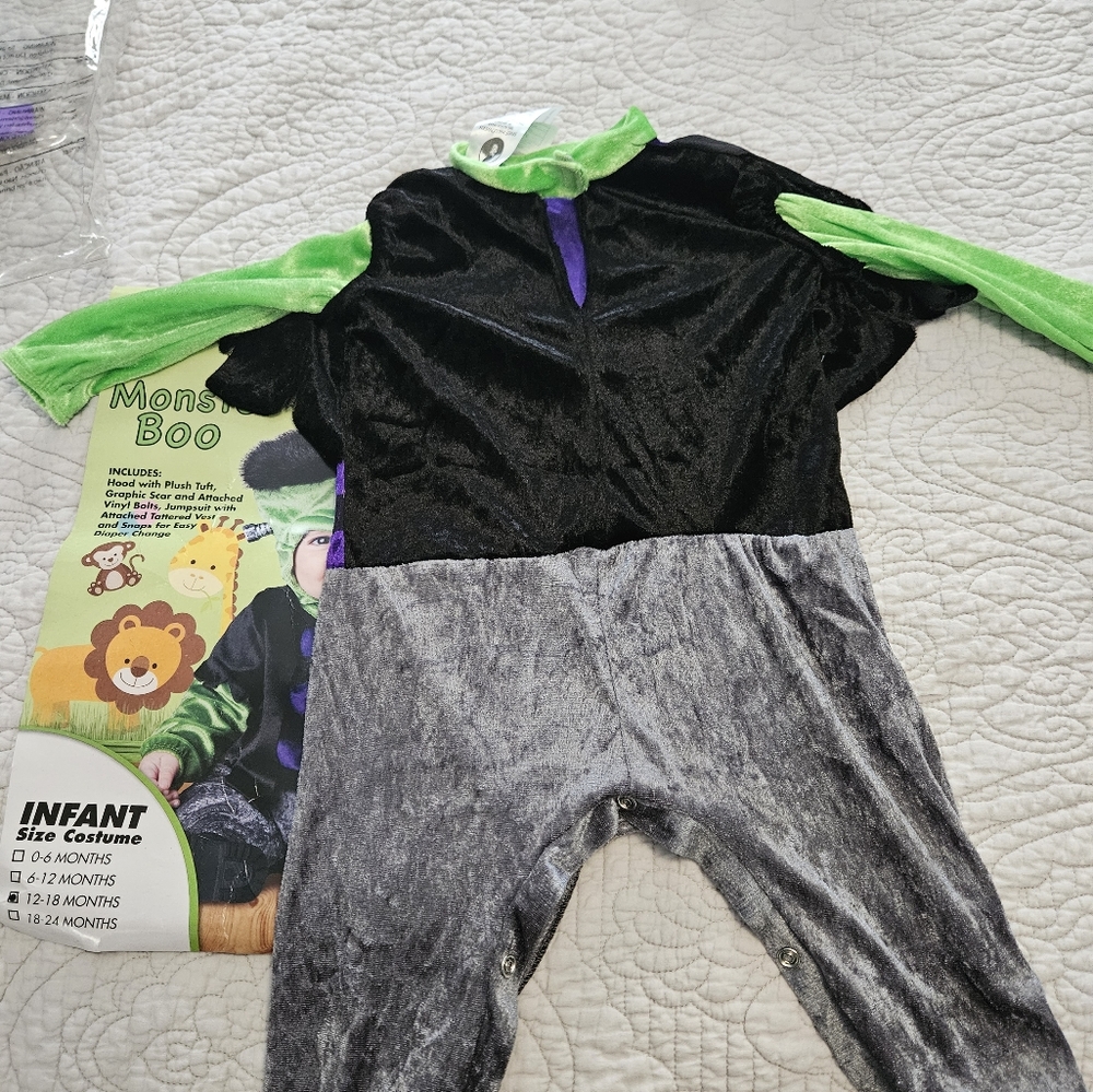 Spirit Halloween Monster Boo Costume - Picture 3 of 6